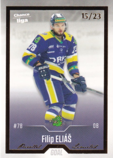 Hokejová karta Filip Eliáš Cards 2022-23 Série 2 Gold č.374