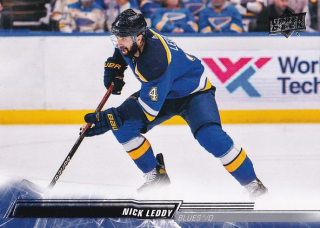 Hokejová karta Nick Leddy UD S2 2022-23 řadová č. 409
