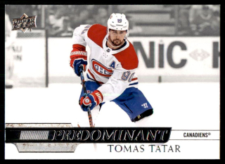 Hokejová karta Tomáš Tatar UD S1 2020-21 Predominant č. PR-11