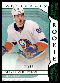 Hokejová karta Oliver Wahlstrom UD Artifacts 2019-20 Rookie /99 č. RED217