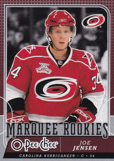 Hokejová karta Joe Jensen OPC 2008-09 Marquee Rookies č. 553