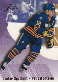Hokejová karta Pat LaFontaine Fleer 1994-95 Center Spotlight č. 5 of 10