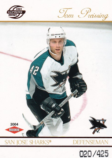 Hokejová karta Tom Preissing Pacific Supreme 2003-04 Rookie /425 č. 137