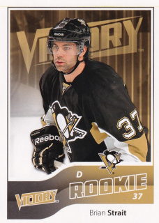 Hokejová karta Brian Strait UD Victory 2011-12 Rookie č. 242