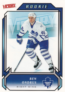 Hokejová karta Ben Ondrus UD Victory 2006-07 Rookie č. 206