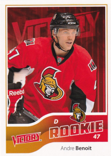 Hokejová karta Andre Benoit UD Victory 2011-12 Rookie č. 237
