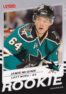 Hokejová karta Jamie McGinn UD Victory 2008-09 Rookie č. 328