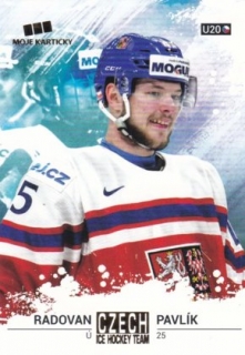 Hokejová karta Radovan Pavlík Czech Ice Hocky Team 2018 Gold Parallel