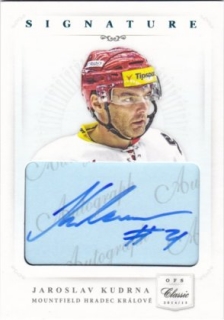 Hokejová karta Jaroslav Kudrna OFS 14-15 S.I. Authentic Signature Level 1 