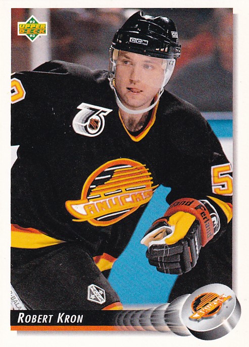 Hokejová karta Robert Kron Upper Deck 1992-93 řadová č. 69