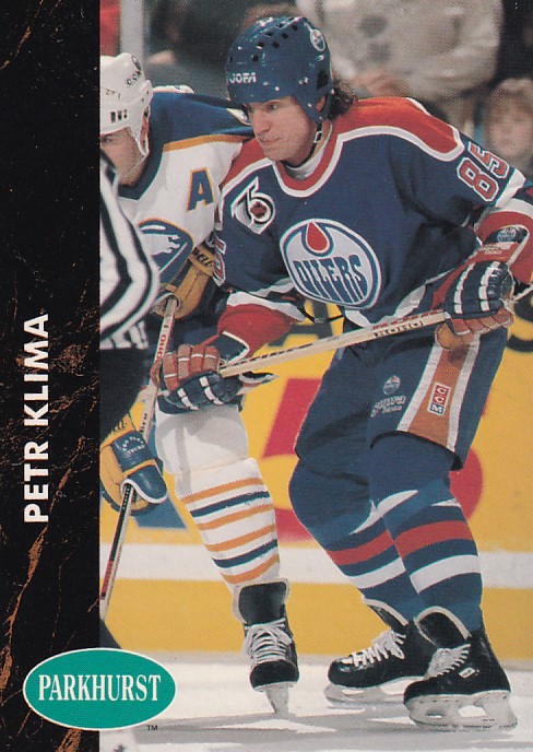 Hokejová karta Petr Klíma Parkhurst 1992-93 řadová č. 280