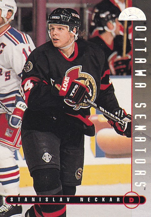 Hokejová karta Stanislav Neckář Donruss Leaf 1995-96 řadová č. 43