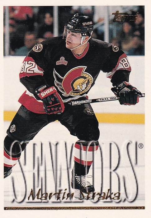 Hokejová karta Martin Straka Topps 1995-96 řadová č. 246