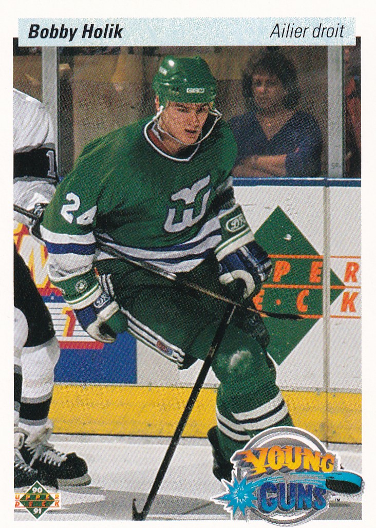 Hokejová karta Bobby Holík Upper Deck 1990-91 Young Guns č. 534