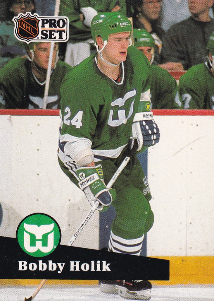 Hokejová karta Bobby Holík Pro Set 1991-92 řadová č. 79