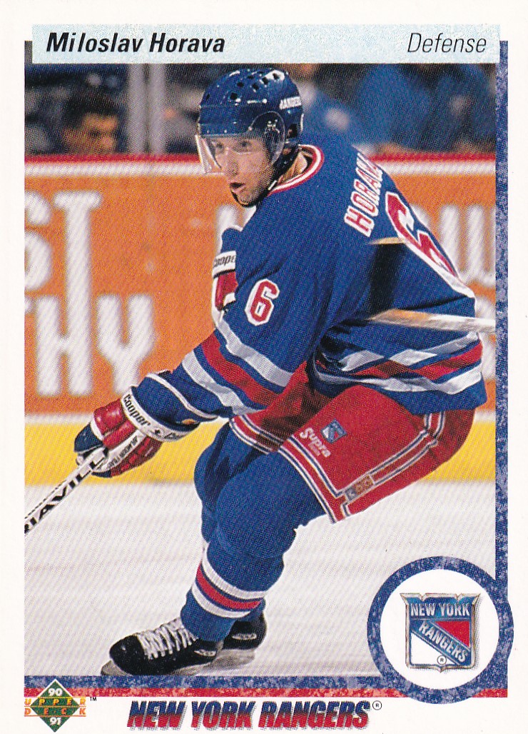 Hokejová karta Miloslav Hořava Upper Deck 1990-91 řadová č. 13