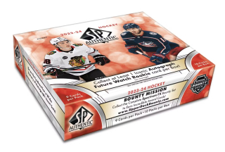 Box hokejových karet UD SP Authentic 2023-24 Hobby