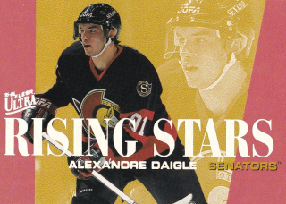 Hokejová karta Alexandre Daigle Fleer Ultra Extra 1995-96 Rising Stars č. 2 of 10