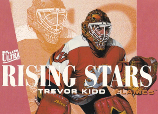 Hokejová karta Trevor Kidd Fleer Ultra Extra 1995-96 Rising Stars č. 4 of 10