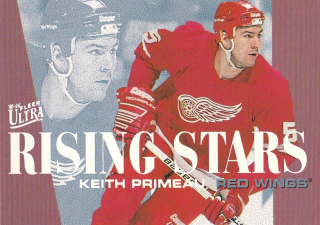 Hokejová karta Keith Primeau Fleer Ultra Extra 1995-96 Rising Stars č. 6 of 10