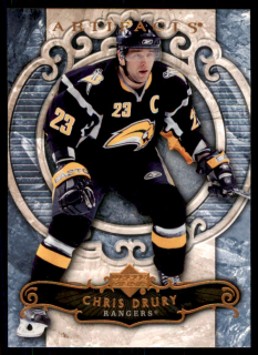 Hokejová karta Chris Drury UD Artifacts 2007-08 řadová č.3