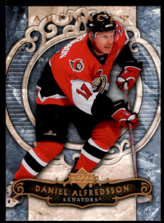 Hokejová karta Daniel Alfredsson UD Artifacts 2007-08 řadová č.14