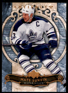 Hokejová karta Mats Sundin UD Artifacts 2007-08 řadová č.28