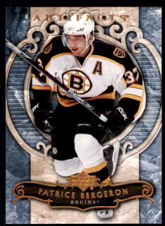 Hokejová karta Patrice Bergeron UD Artifacts 2007-08 řadová č.42