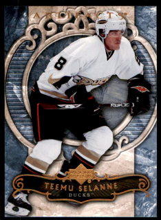 Hokejová karta Teemu Selanne UD Artifacts 2007-08 řadová č.58