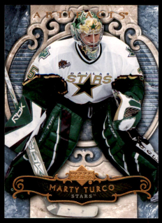 Hokejová karta Marty Turco UD Artifacts 2007-08 řadová č.71