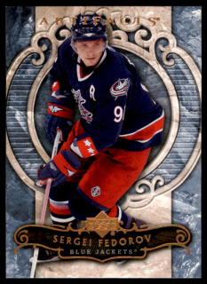 Hokejová karta Sergei Fedorov UD Artifacts 2007-08 řadová č.88