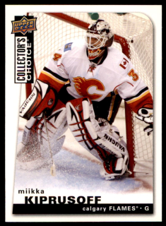 Hokejová karta Miikka Kiprusoff UD Collector's choice 2008-09 řadová č.117