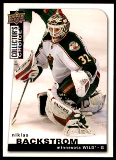 Hokejová karta Niklas Backstrom UD Collector's choice 2008-09 řadová č.133