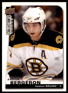 Hokejová karta Patrice Bergeron UD Collector's choice 2008-09 řadová č.139