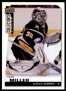 Hokejová karta Ryan Miller UD Collector's choice 2008-09 řadová č.165