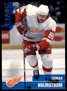 Hokejová karta Tomas Holmstrom Be a player (BAP) 1999-00 řadová č.132