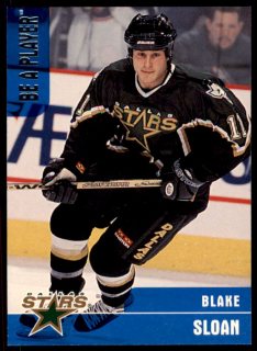 Hokejová karta Blake Sloan Be a player (BAP) 1999-00 řadová č.166