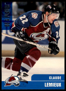 Hokejová karta Claude Lemieux Be a player (BAP) 1999-00 řadová č.208