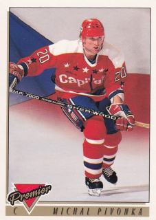 Hokejová karta Michal Pivoňka Topps Premier 1994-95 Czechoslovakia č. 321