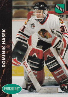 Hokejová karta Dominik Hašek Parkhurst 1991-92 Rookie č. 263