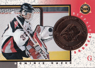 Hokejová karta Dominik Hašek Pinnacle Mint 1997-98 řadová č. 8